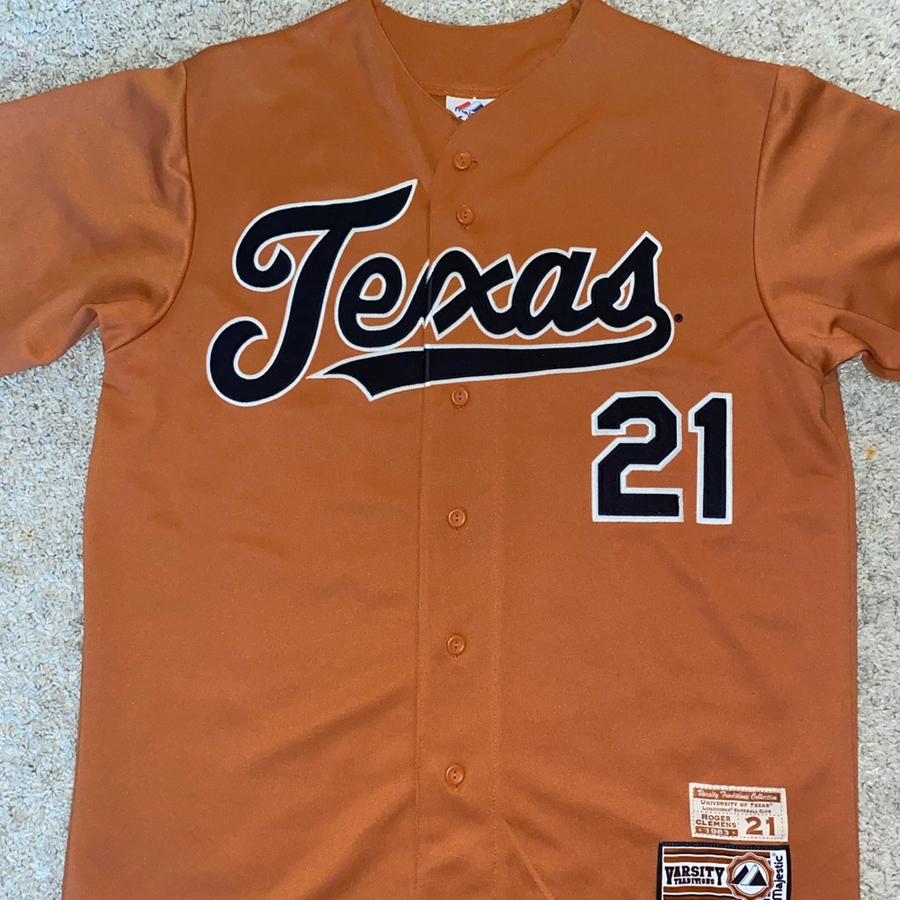 COPY - Roger Clemens, Varsity Traditions Longhorns Jersey